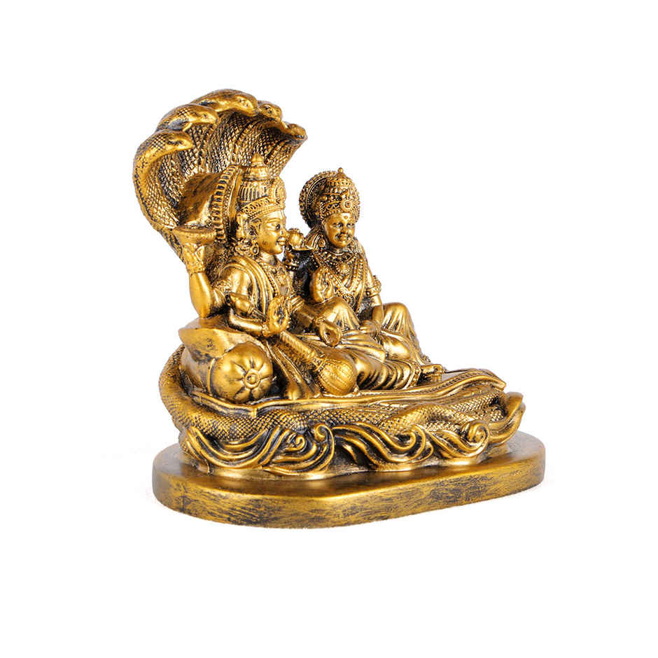 Lord Vishnu & Goddess Lakshmi on Sheshnag Idol | Satvik