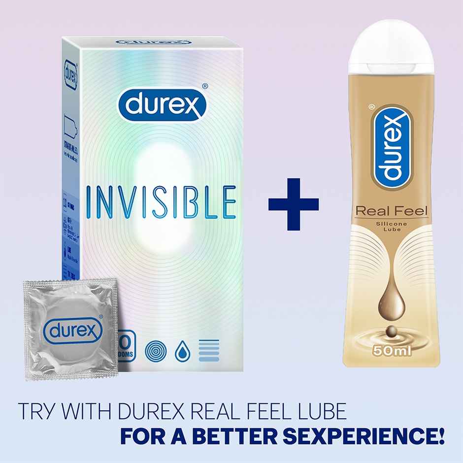 Durex Invisible Condom - Super Ultra Thin Condoms Combo