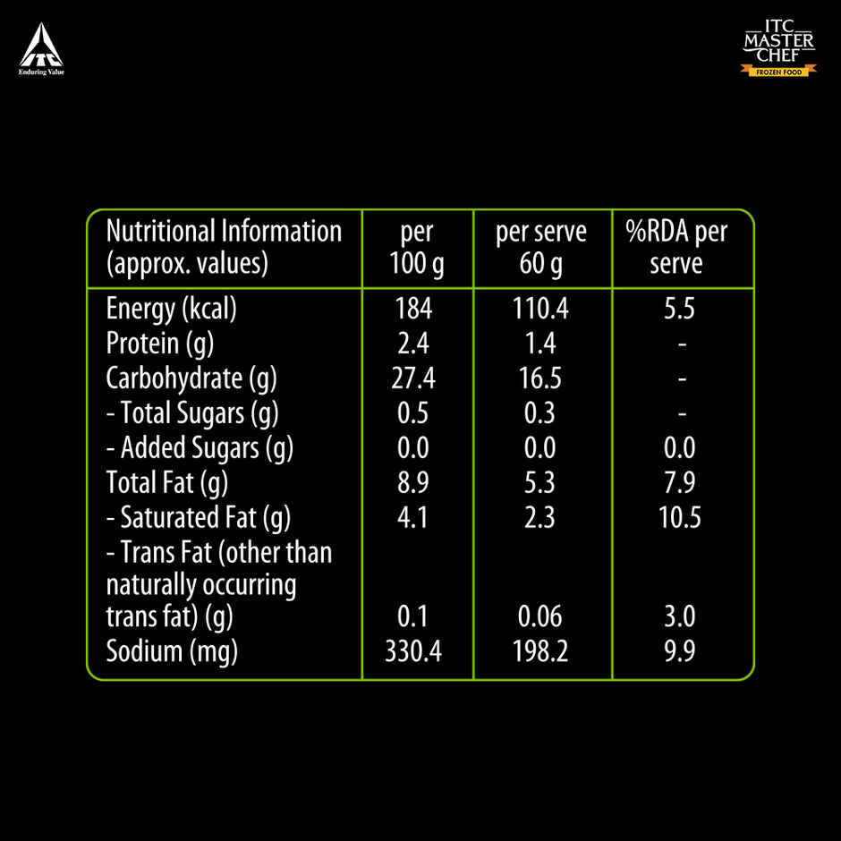 ITC Master Chef Sabudana Tikki | No Onion | No Garlic | 8 pieces