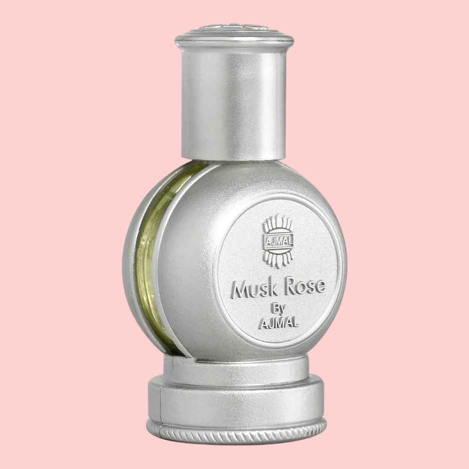 Ajmal Musk Rose Attar Long Lasting Alcohol Free Perfume Oil for Men & Women