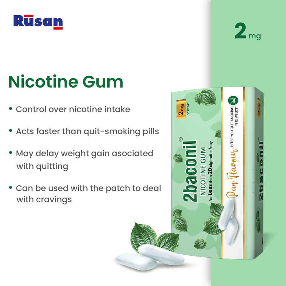 2baconil 2mg Pan Flavour Nicotine Gum