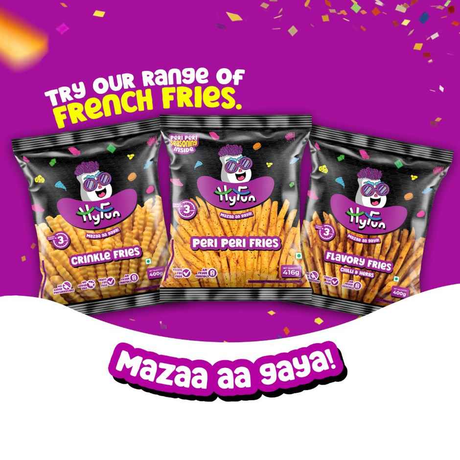 HyFun French Fries, Crispy & Long, Air Fryer Friendly | Frozen