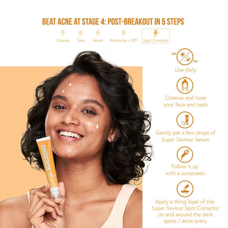 Acne Squad Spot Corrector Super Saviour With Triple Active Concentrate