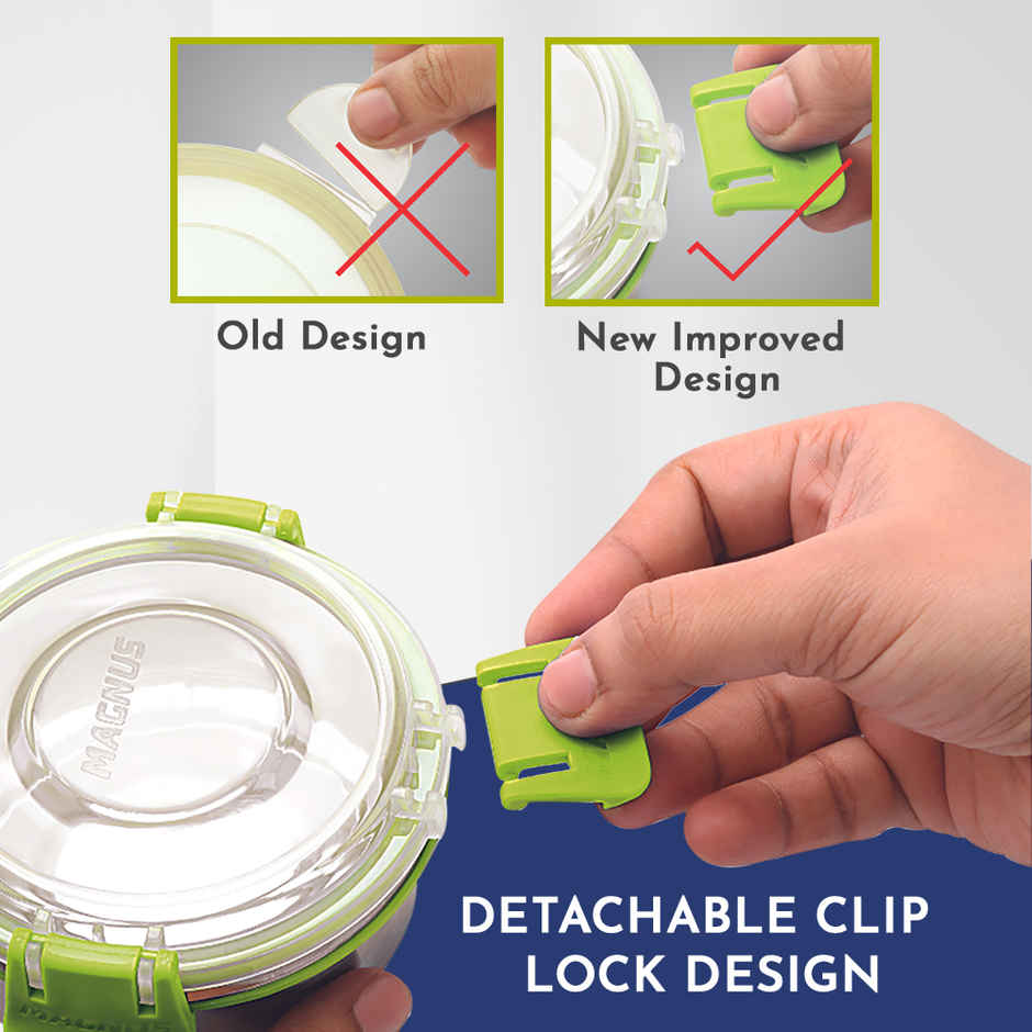 Magnus Hybrid 5 Prime Lunch Box with Leak-Proof Containers & Carry case