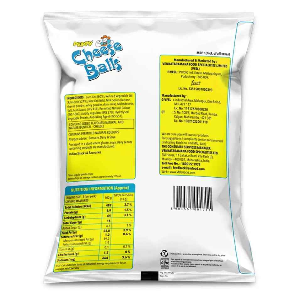 Peppy Cheese Balls | Crunchy Snack