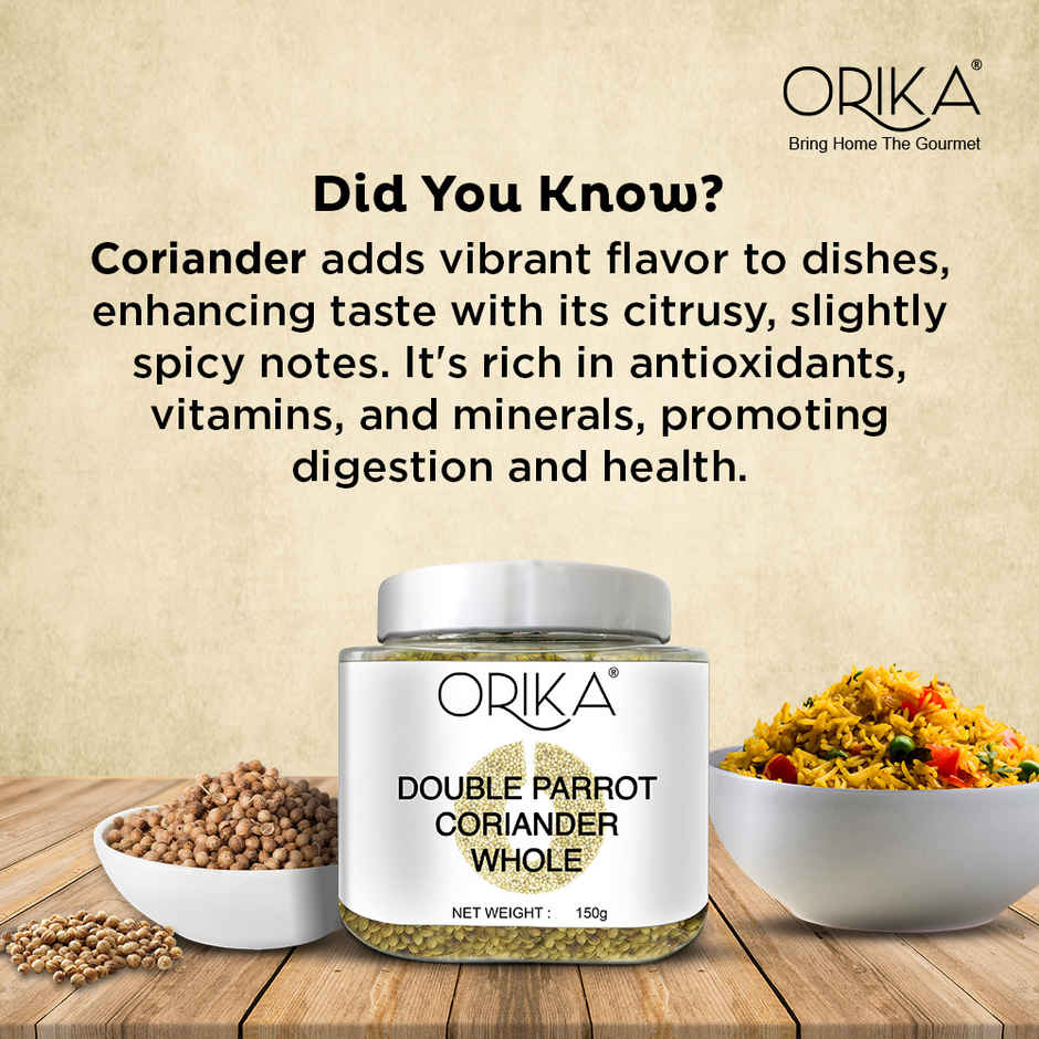 Orika Coriander Whole | Sabut Dhania Jar