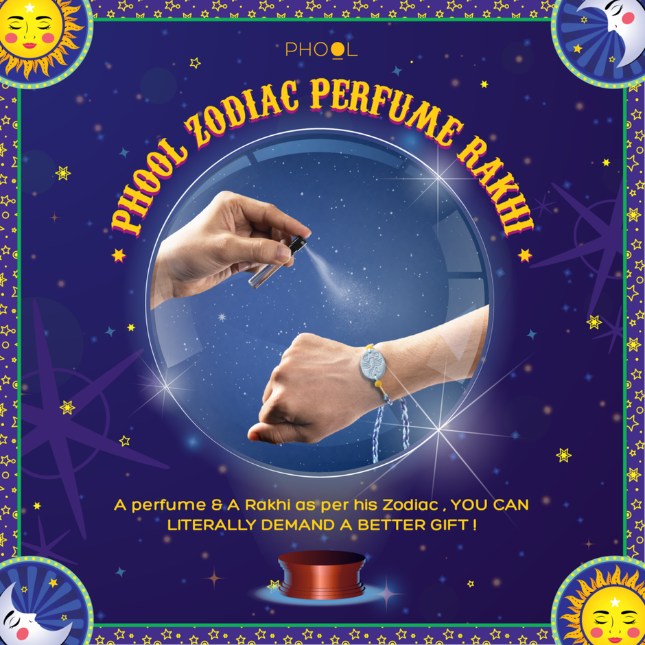 Zodiac Scorpio Rakhi for Brother (Phool)