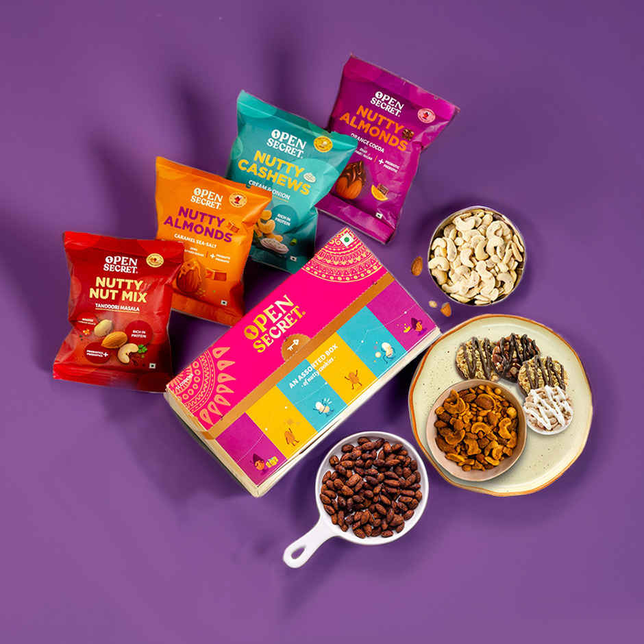 Open Secret Festive Chocolate and Flavoured Dry Fruits Gift Hamper Combo