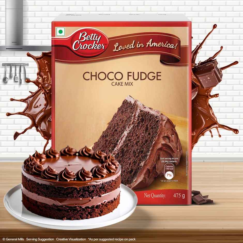 Betty Crocker Choco Fudge Instant Cake Mix Powder | Combo