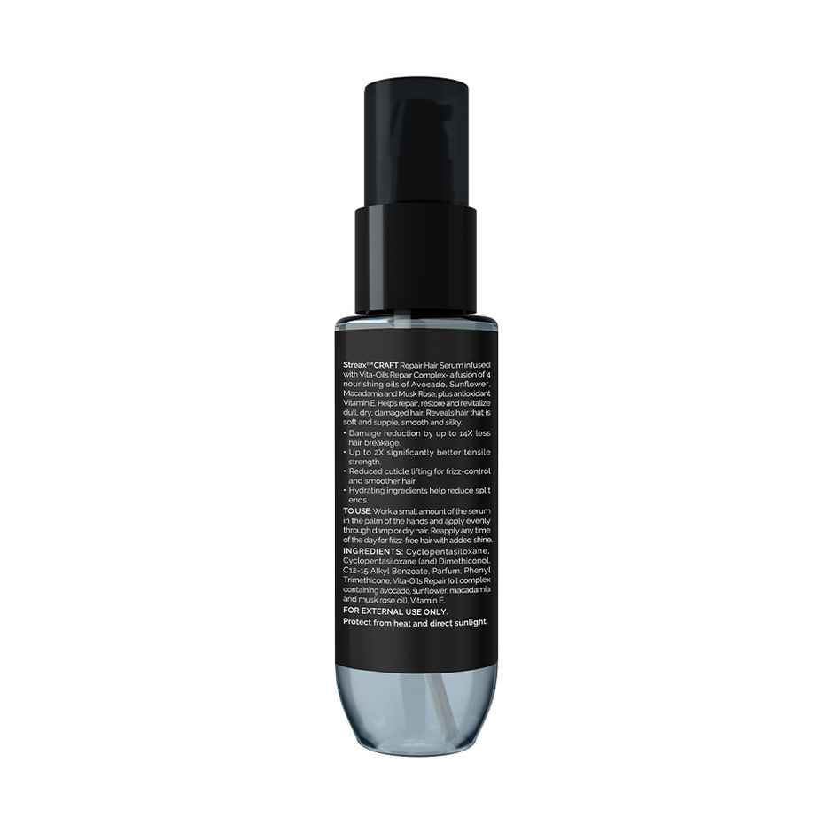 Streax Craft Repair Hair Serum For Dry And Damaged Hair