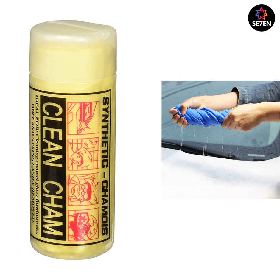 SE7EN Synthetic Cleaning Cloth - Multipurpose Wiping Cloth for Car, Glass & Furniture
