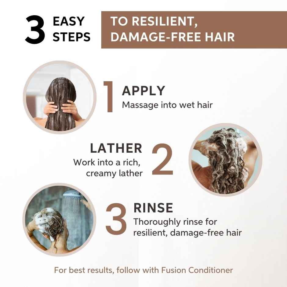 Wella Professionals Fusion Intense Repair Shampoo for Frizzy and Dry Damaged Hair