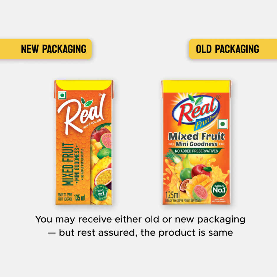 Dabur Real Fruit Power Mixed Fruit Juice | Fruity & Refreshing