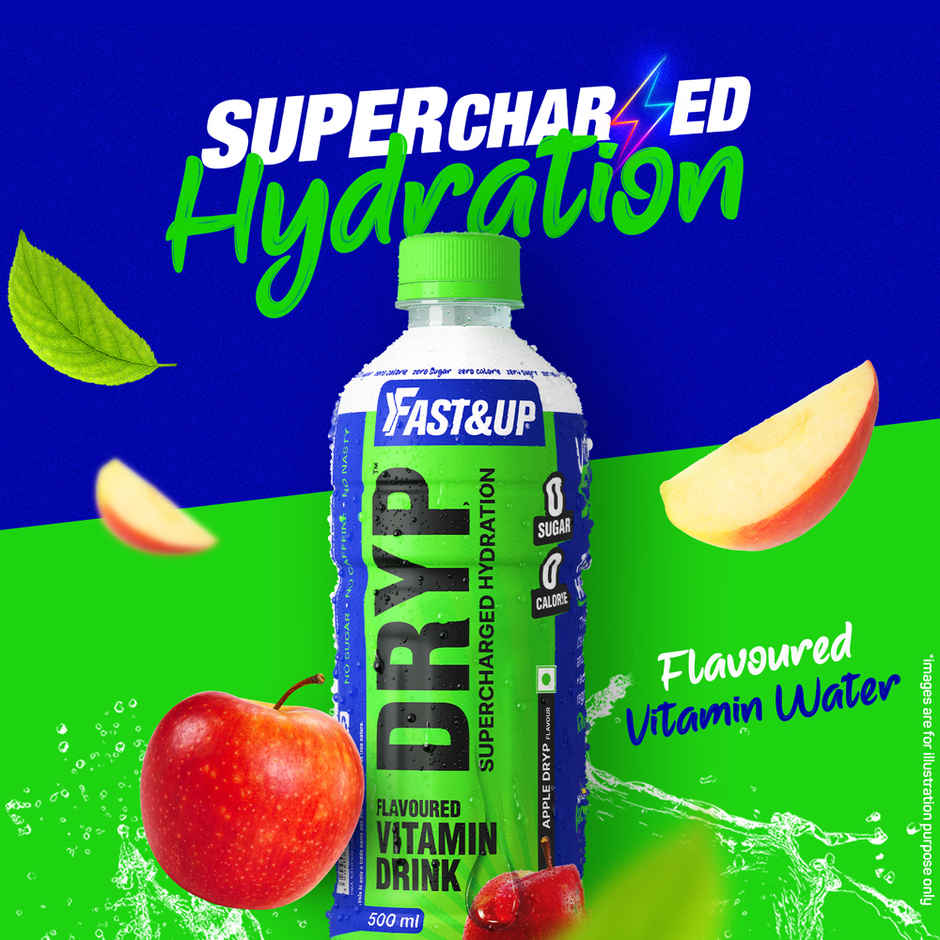 Fast&Up Dryp Vitamin Water | Zero Sugar - Zero Calories - Apple Flavour