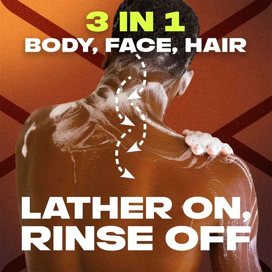 Axe Dark Temptation 3-in-1 Body,Face & Hair Wash | For Men