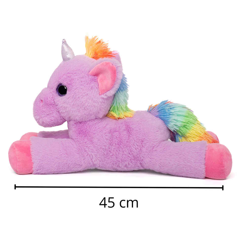 Mirada 40Cm Floppy Unicorn - Purple