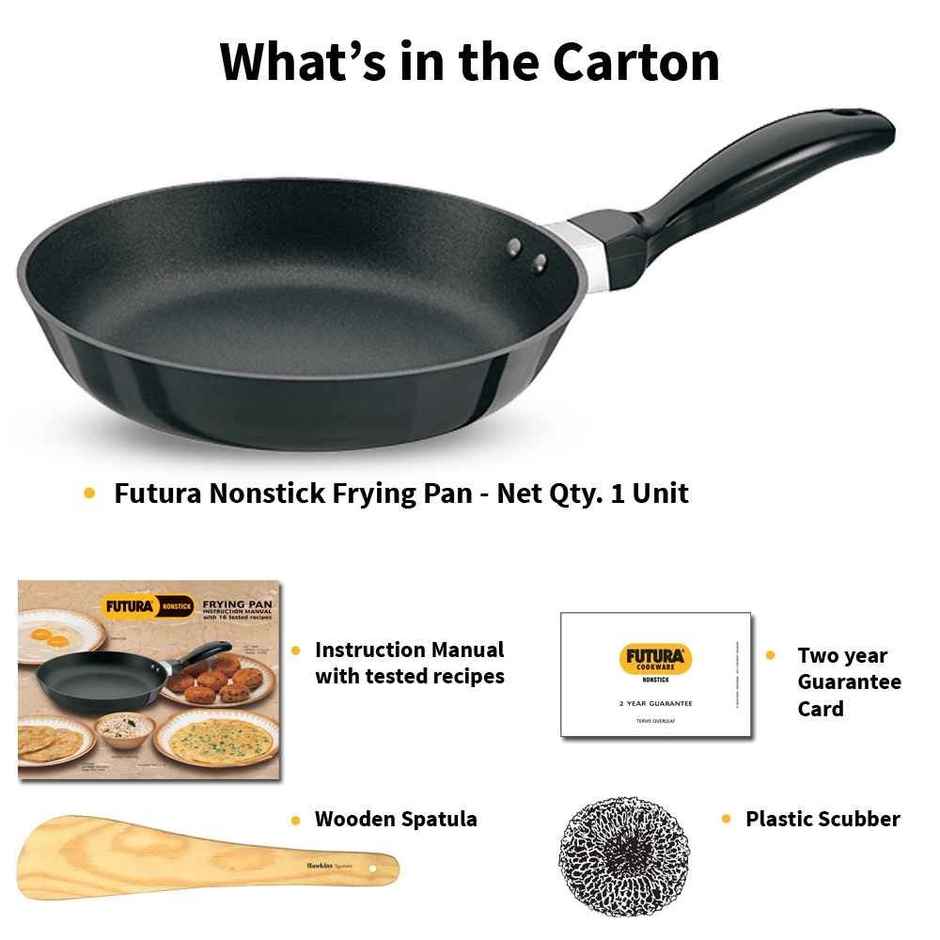 Hawkins Futura 20 Cm Frying Pan Non Stick Fry Pan Small Pan - Black