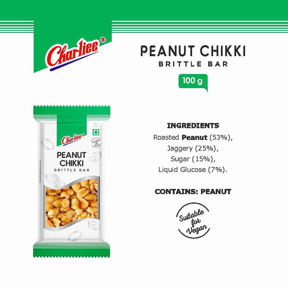 Charliee Peanut Chikki | Sweet & Crunchy