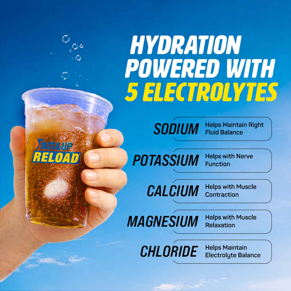 Fast&Up Reload Energy Drink Low Sugar Electrolyte - Cola Flavour