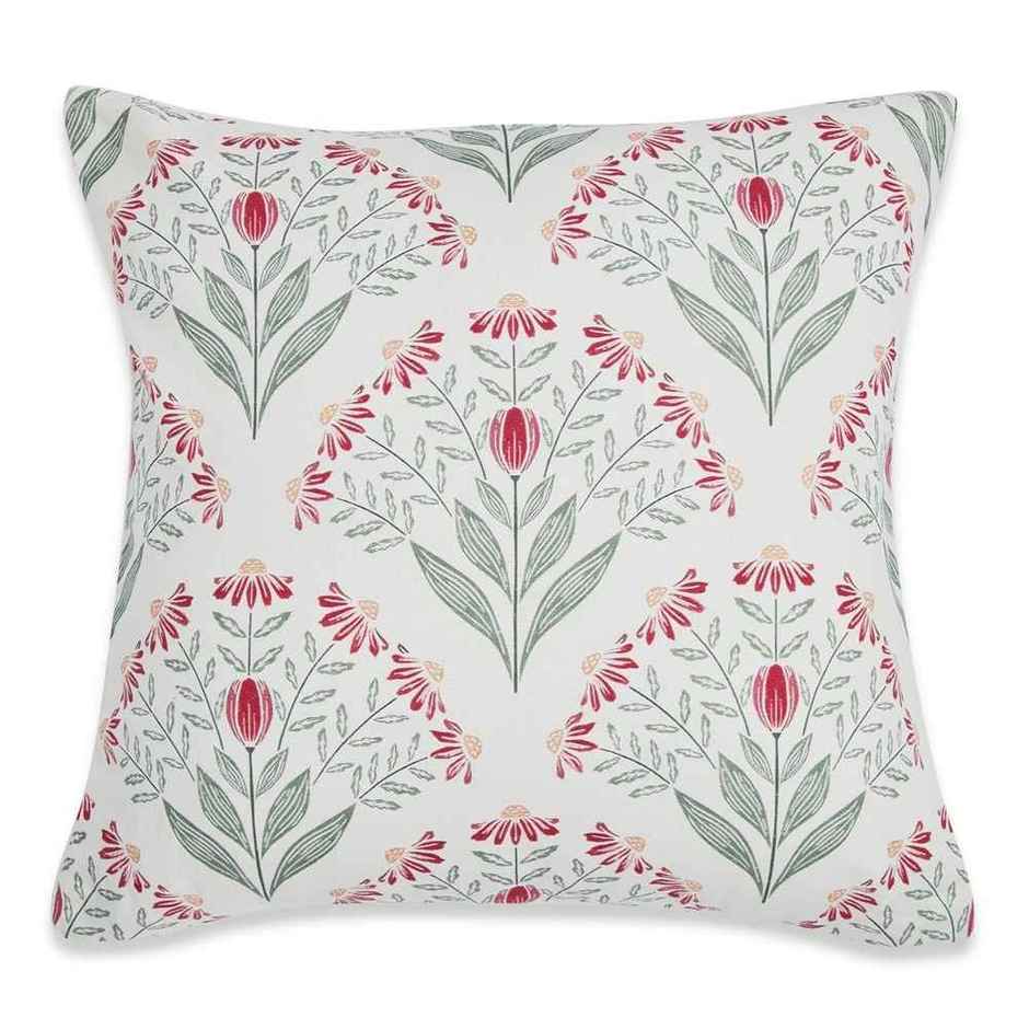 Haus & Kinder Digital Printed 100% Cotton Cushion Cover Pack Of 5 - Crimson