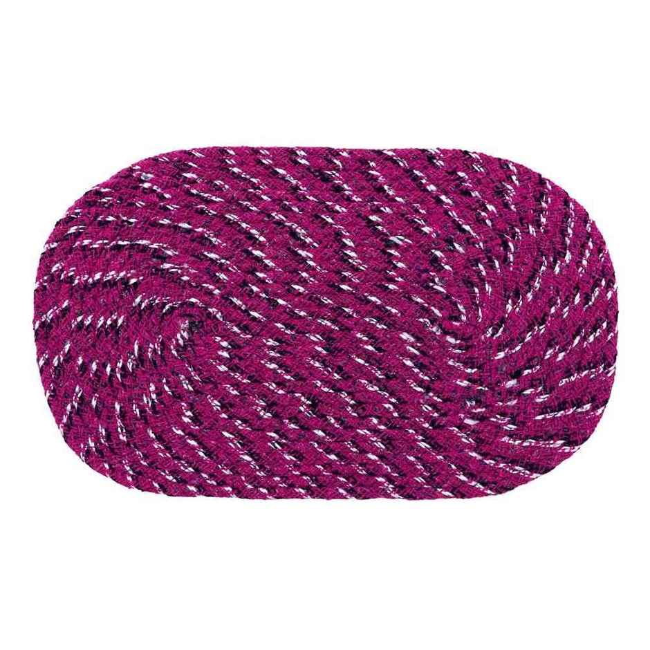 Homeharmony Pink & White Cotton Floor Mat | 50 x 30 cm