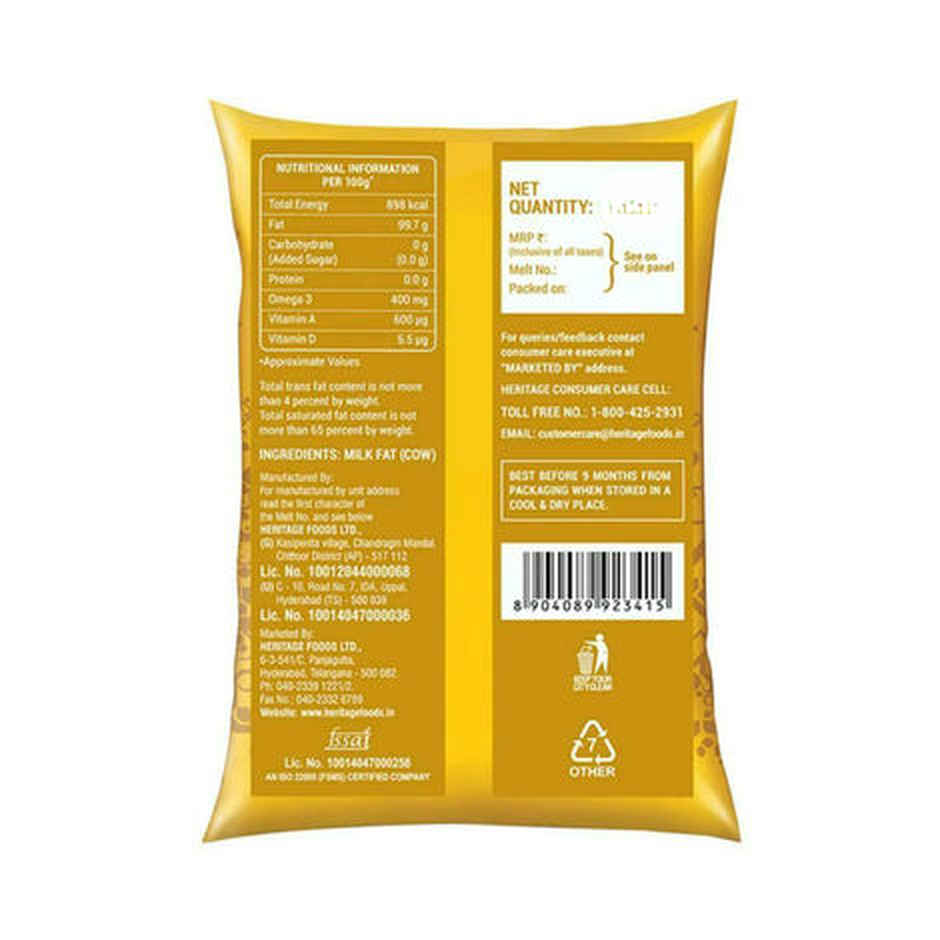 Heritage Cow Ghee | Pouch | Pure & Classic