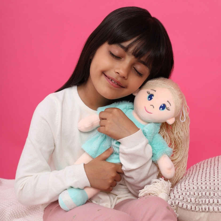 Mirada Green Jacket Bella Doll Soft Toy- 42Cm