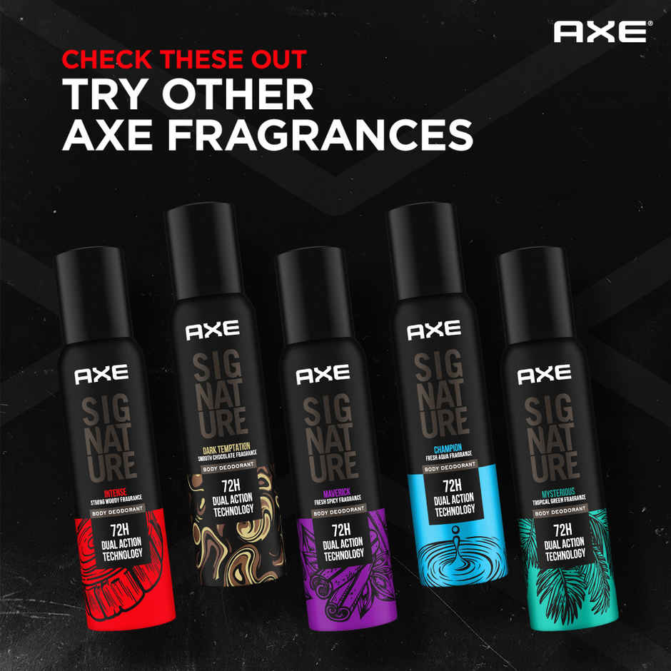 Axe Signature Intense Long Lasting No Gas Body Deodorant For Men