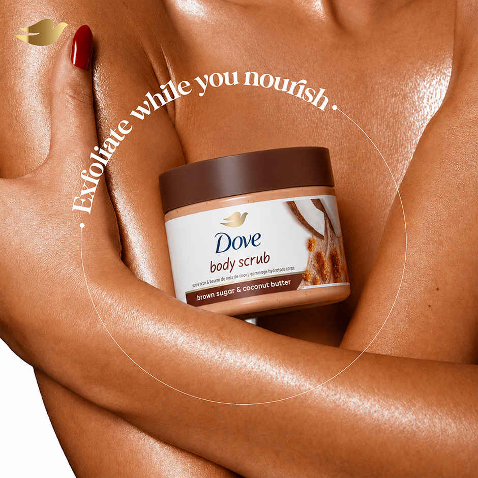 Dove Body Polish | Brown Sugar & Coconut Butter | For Dry Skin | Get Rejuvenated Skin