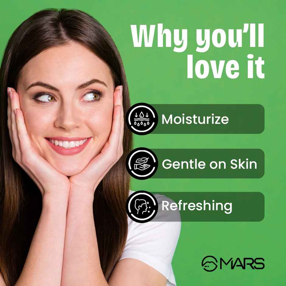 MARS Cosmetics Refreshing Wet Wipes For Face Aloevera | 25 Pulls Per Pack