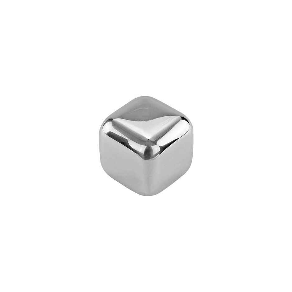 Hazel Stainless Steel Ice Cubes | Multipurpose Reusable Ice Cube, Set Of 4