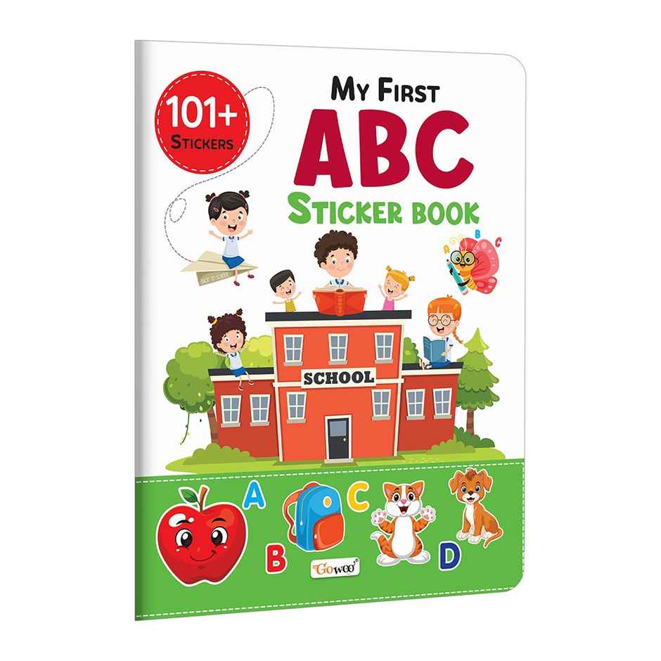 My First Abc Sticker Book-alphabet Learning for Kids, Sticker Fun Learning, 101+ Stickers Ages 3-12