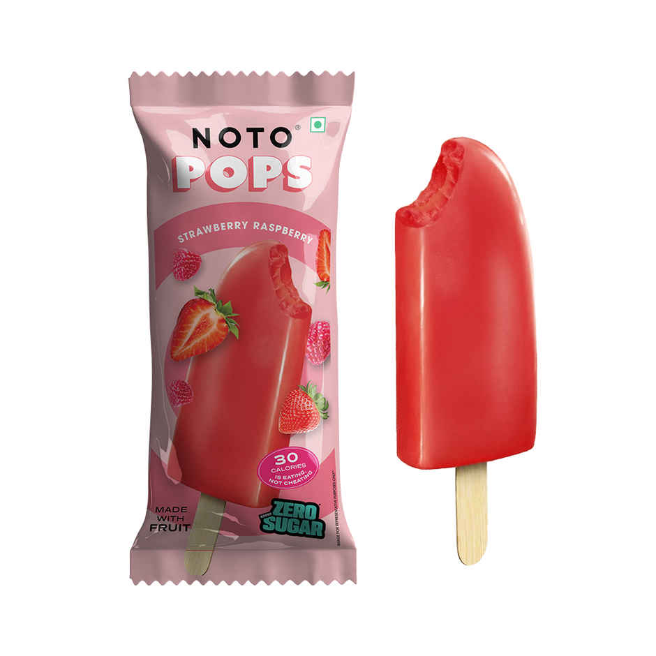 NOTO Strawberry Raspberry Sugar Free, Guilt Free Popsicle