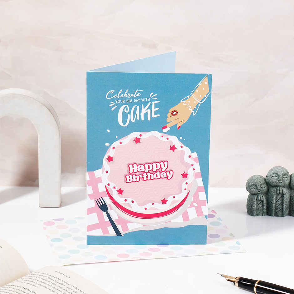 Archies Celebrate Your Big Day With Cake Greeting Card