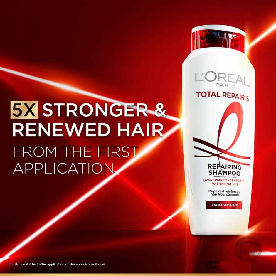 L'Oreal Paris Total Repair 5 Repairing Shampoo With Keratin XS For Damaged Hair
