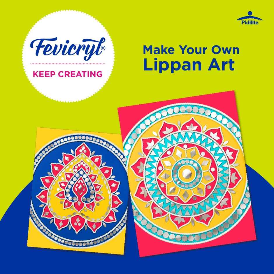 Fevicryl Indian Lippan Art Kit DIY Set | Birthday Return Gifts for 14+ Teens