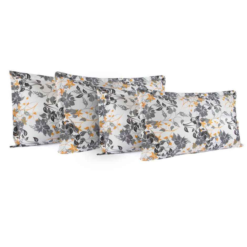 Wakefit 100% Cotton Pillow Cover | Standard Size 27x18 Inch | Set Of 4 | 144 TC | Autumn Sunset