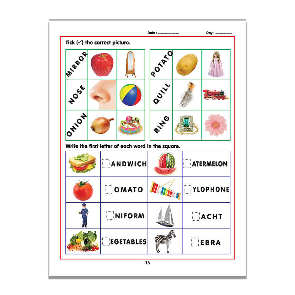 Dreamland ABC Capital Letters Writing Practice Book for Toddlers Age 2 to 5