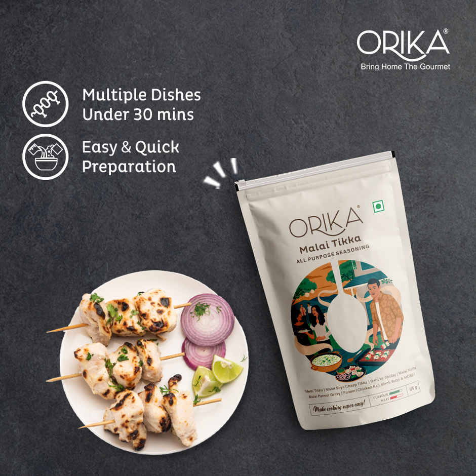 Orika Veg Malai Tikka Seasoning  (For Paneer & Chicken)