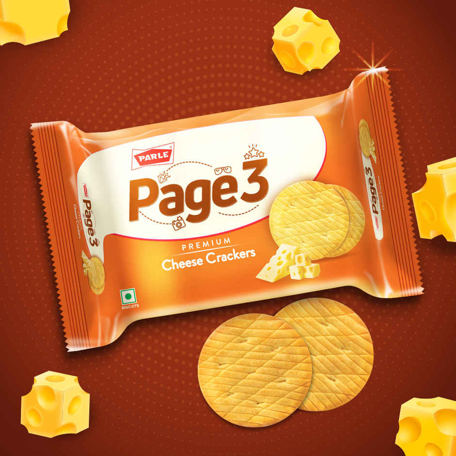 Parle Page 3 Premium Cheese Crackers