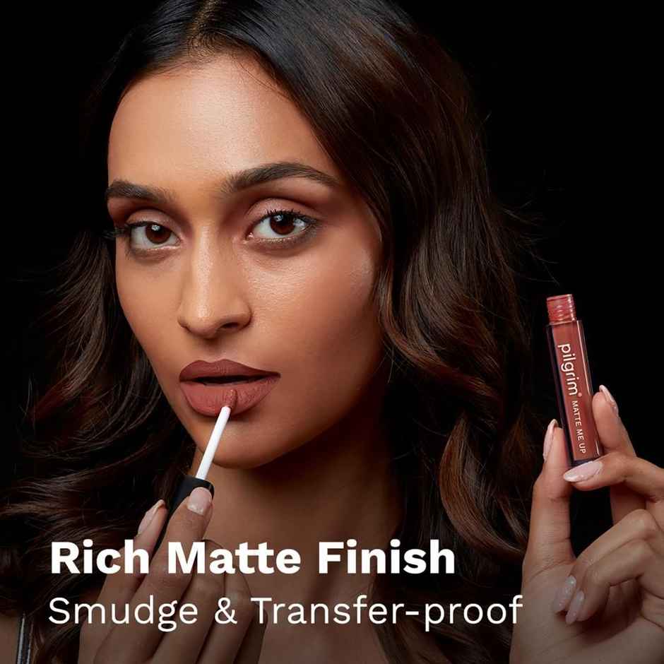 Pilgrim Matte Me Up! Liquid Lipstick - Nude Obsessed