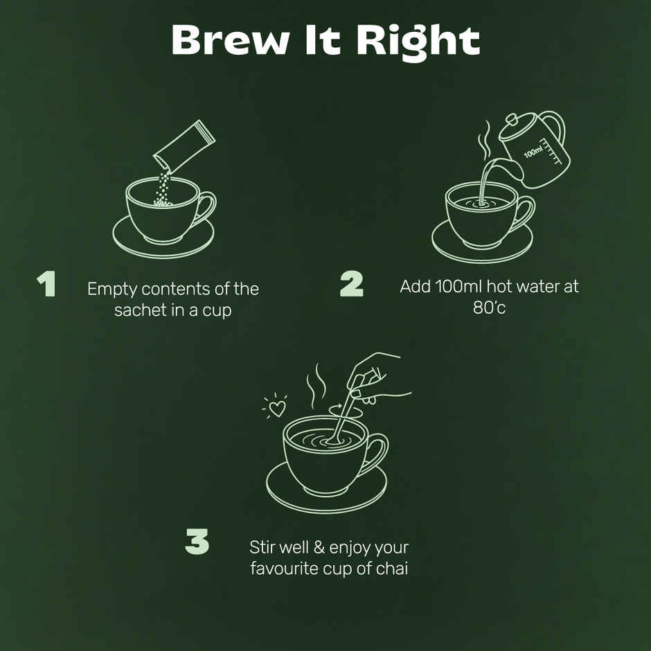 Chaayos Masala Instant Tea Premix - Low Sugar | Instant Masala Tea