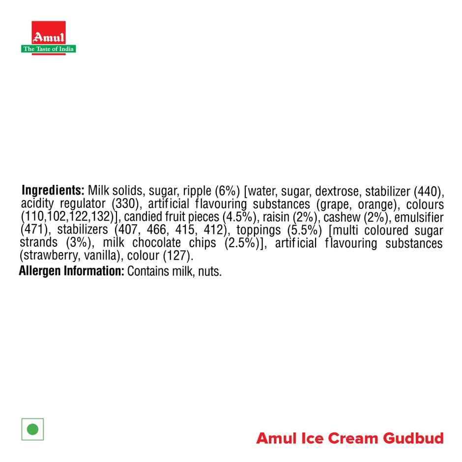 Amul Sundae Gudbud Ice Cream Cup