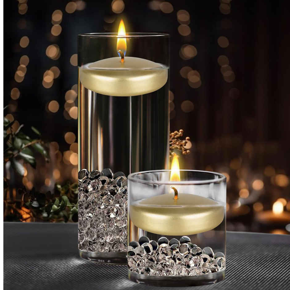 Round Wax Candle for Home Decor | Pack Of 6 | Se7en