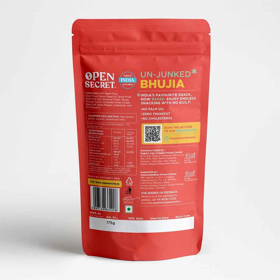 Open Secret Baked Bhujia | Not Fried, Healthy Snacking