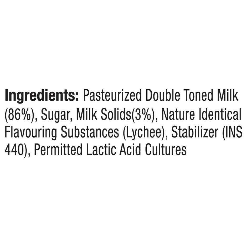 Epigamia Lychee Flavoured Yogurt