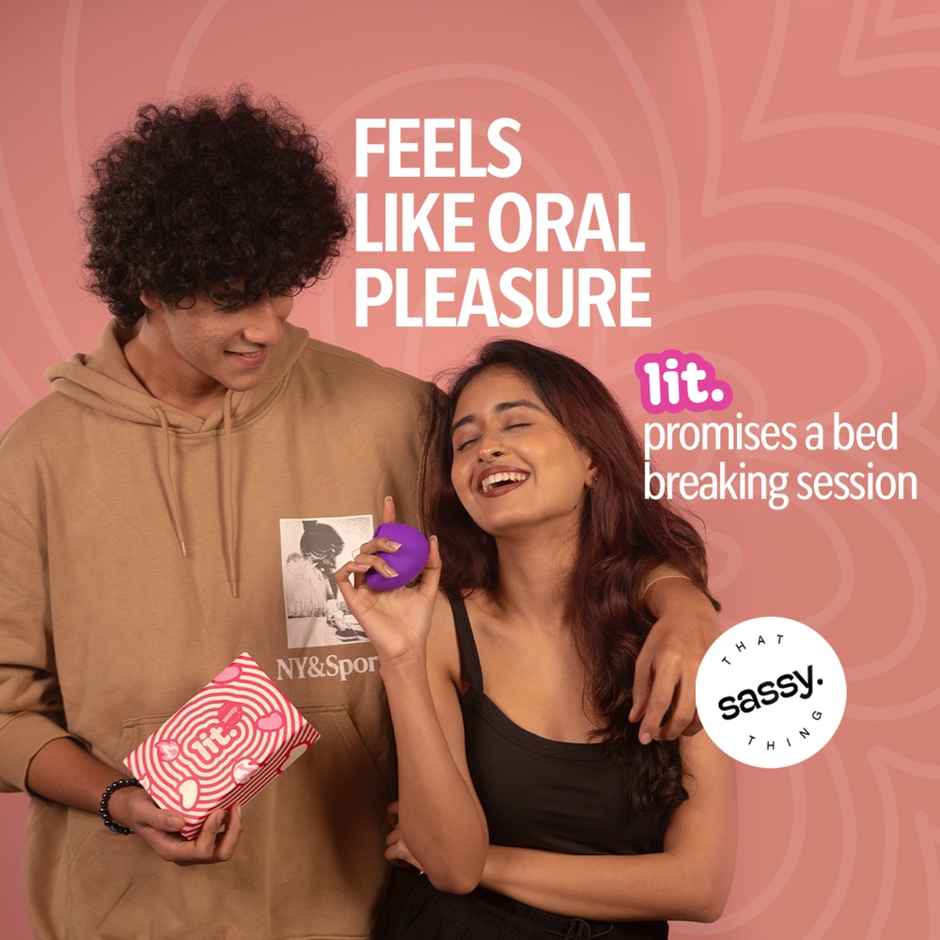 That Sassy Thing Lit Personal Massager With Suction Tech For Women | Hot Pink