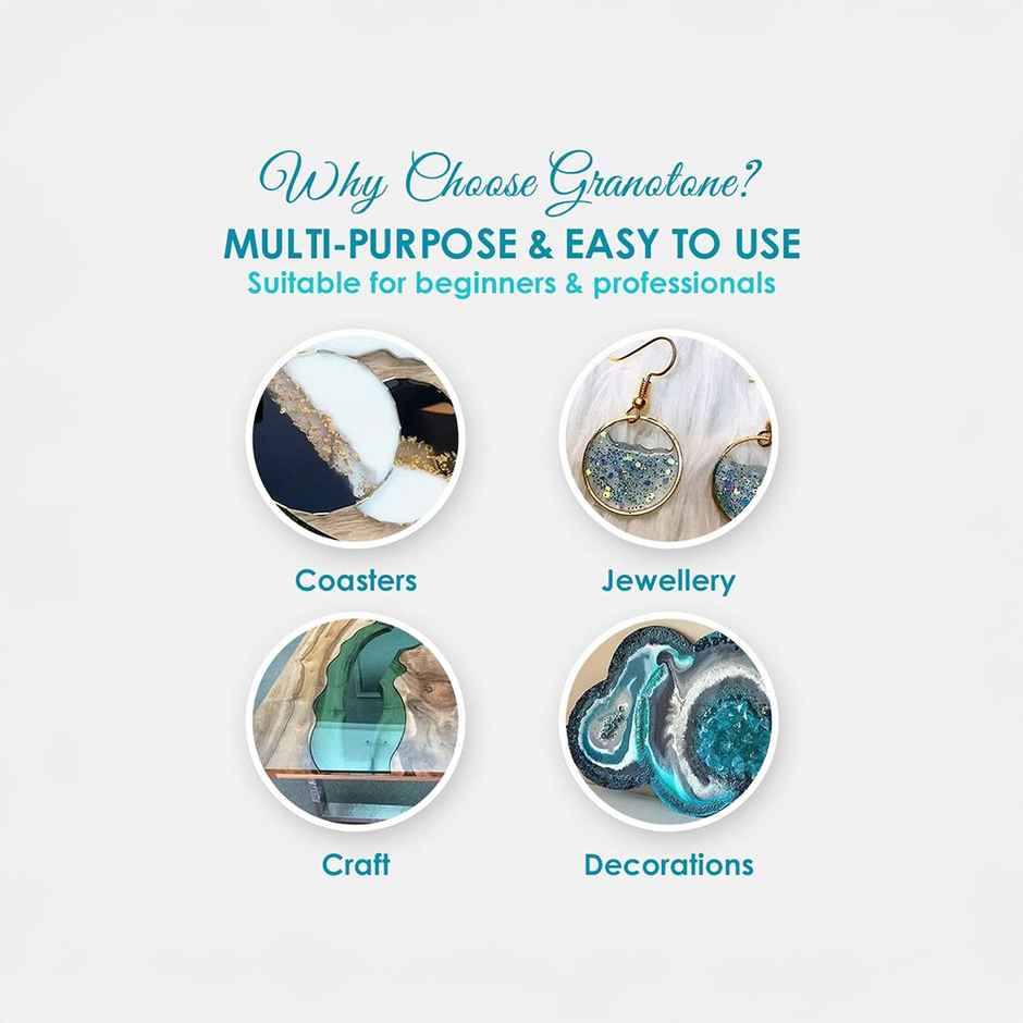 Granotone Resin Hardener Kit | Transparent