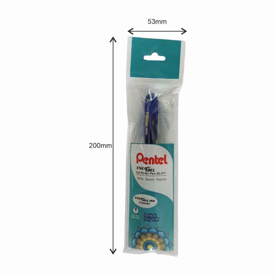 Pentel Energel Pouch Single Blue Ink