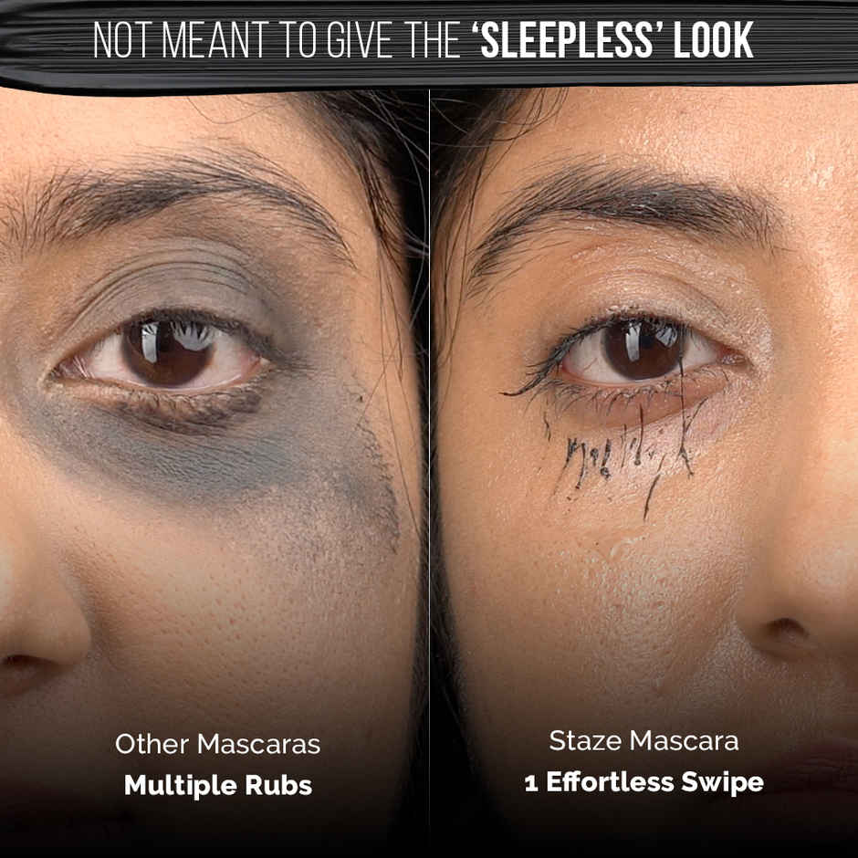 Staze All Eyes On You Volumizing & Lengthening Tubing Mascara|Blackest Black | 5ml